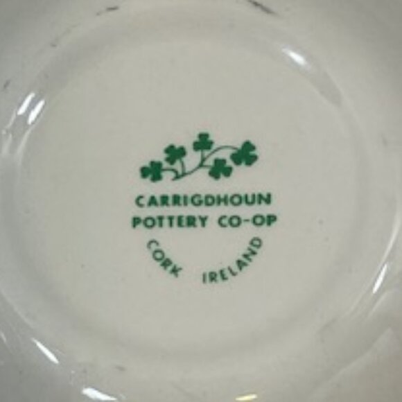 VTG IRELAND Tray Ceramic Colorful Map Serving Nut Candy Trinket Dish Coins 5.25" - Picture 4 of 7